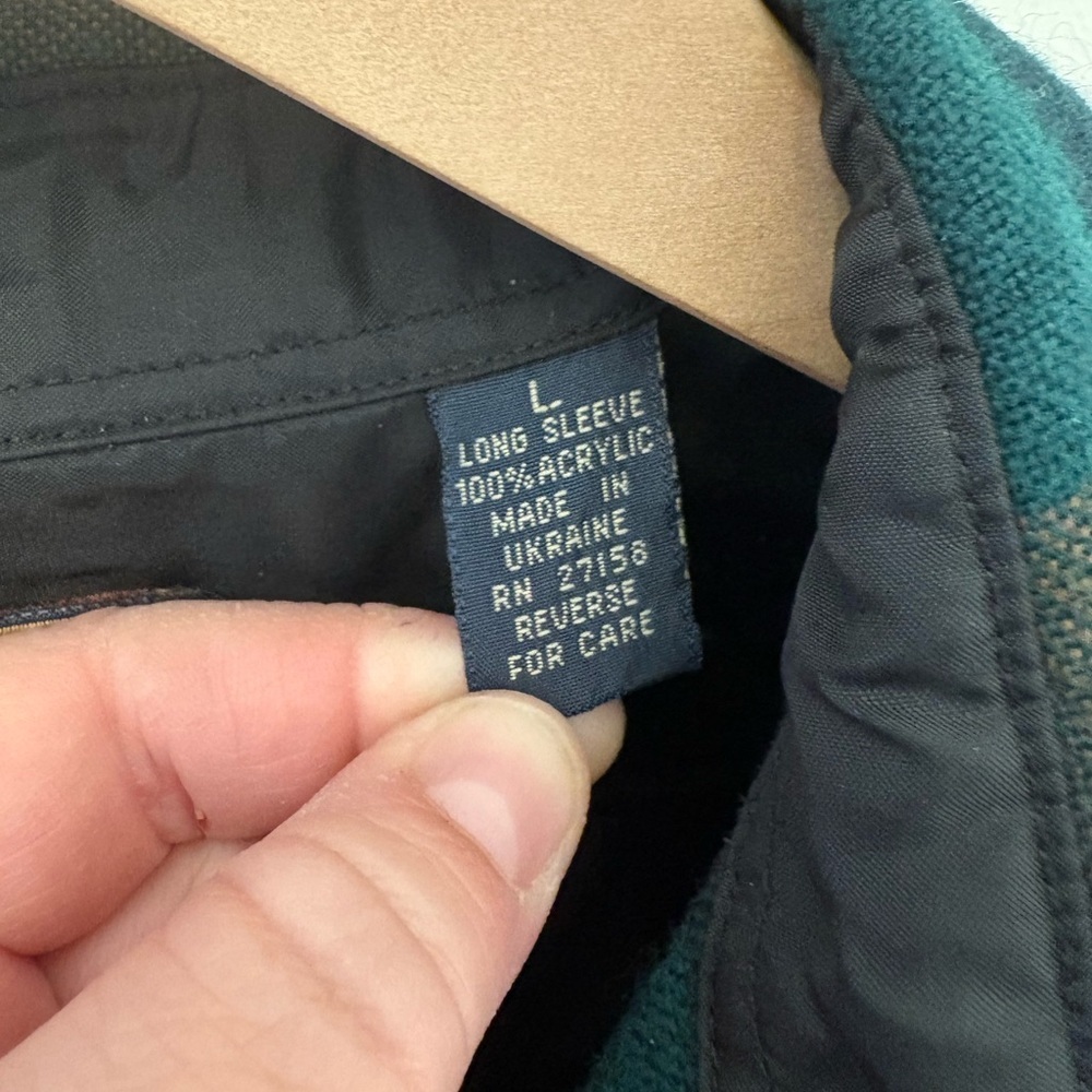 Backpacker Sportswear Plaid Flannel Shirt Men’s Large - Picture 4 of 8